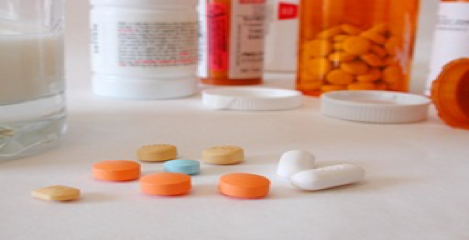 image of pills and pill bottles